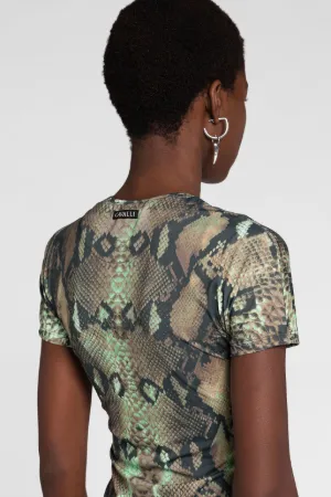 Vestido con estampado Python