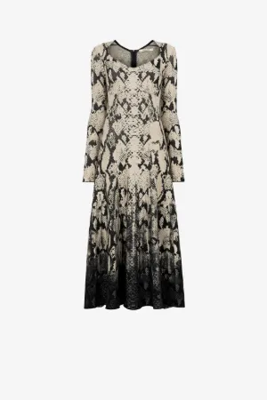Vestido con estampado Python