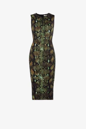 Vestido con estampado Rock Python