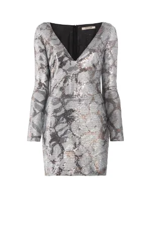 vestido con lentejuelas