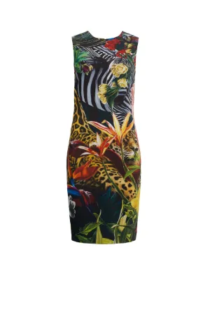 vestido de tubo con estampado Paradise Found