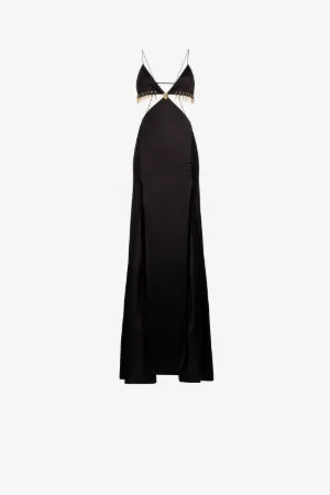Vestido maxi Tiger Tooth con abertura