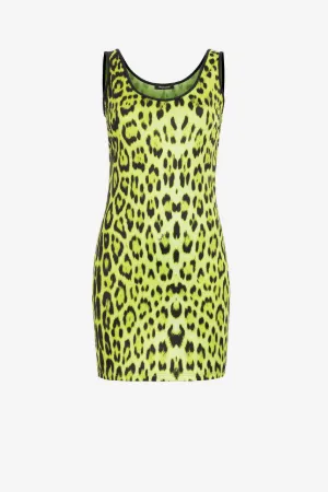Vestido mini con estampado Jaguar