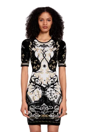 Vestido Oniric en jacquard