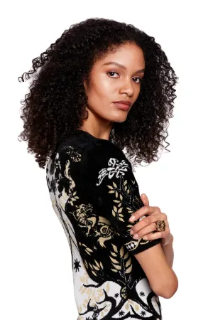 Vestido Oniric en jacquard