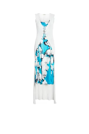 Vestido tipo cárdigan híbrido