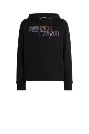 Vibrant Logo printed hoodie
