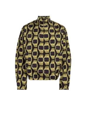Watch-Print Track Jacket
