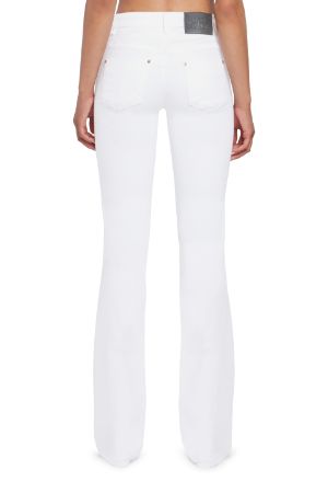 Weisse Jeans Mit Ausgestelltem Bein Roberto Cavalli Online Store