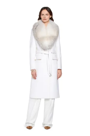 wool coat white
