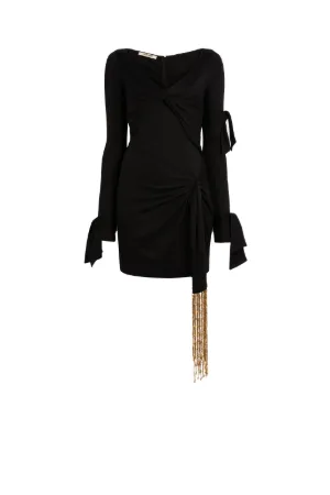 Wickelkleid mit Verzierung