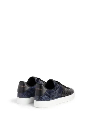 Zapatillas con efecto piel de serpiente RC Monogram - Tienda Online Oficial  de Roberto Cavalli®
