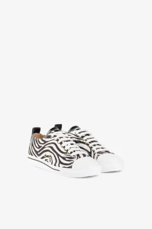 Zapatillas con estampado Zebra