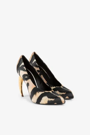 Zapatos de tacón Tiger Tooth con estampado Queen of Florida
