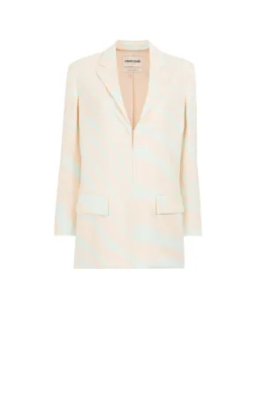 Zebra-Print Blazer