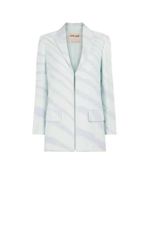 Zebra-Print Blazer 