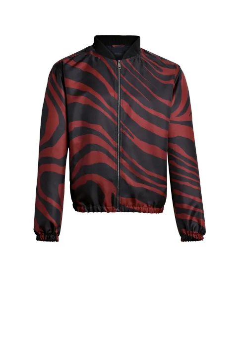 Men S Clothing Roberto Cavalli Official Website Zebra Print Er Jacket