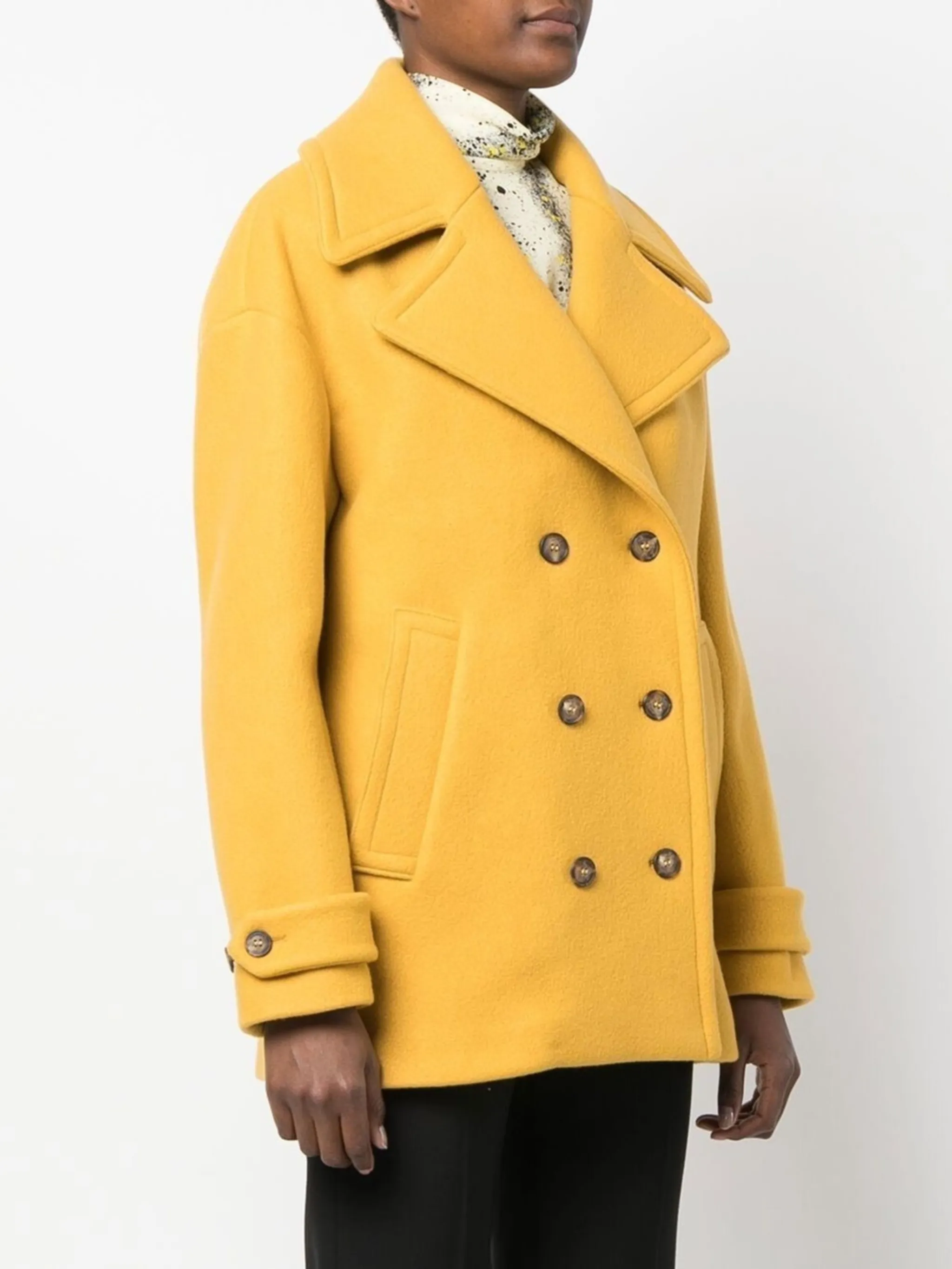 double-breasted coat | Rochas | Eraldo.com US