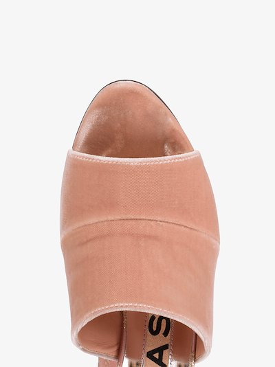 pink tie sandals