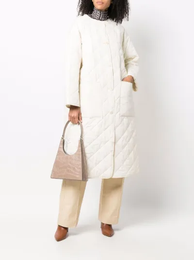 totes box quilted coat