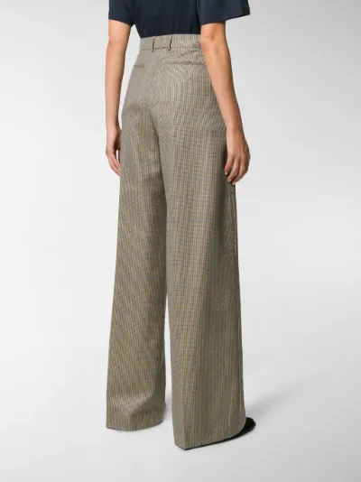Rokh dogtooth palazzo trousers Clearance