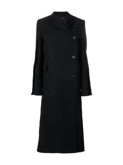 Side hot sale button coat