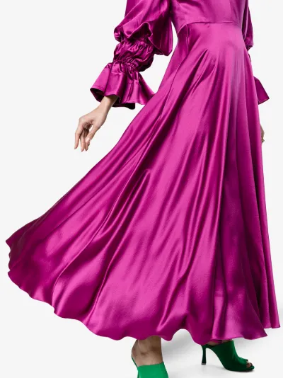 Silk Lavonne Maxi Dress展示图