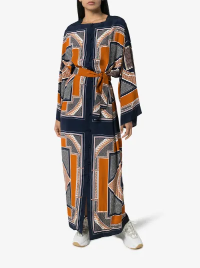 silk kaftan maxi dress