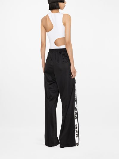 logo-tape straight trousers | ROTATE | Eraldo.com