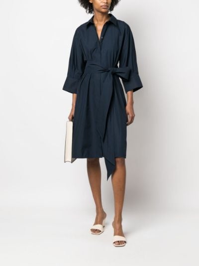 belted cotton shirt dress S Max Mara Eraldo