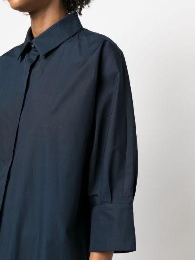 Navy cotton shirt outlet dress