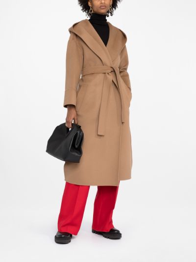 Max mara hooded on sale coat