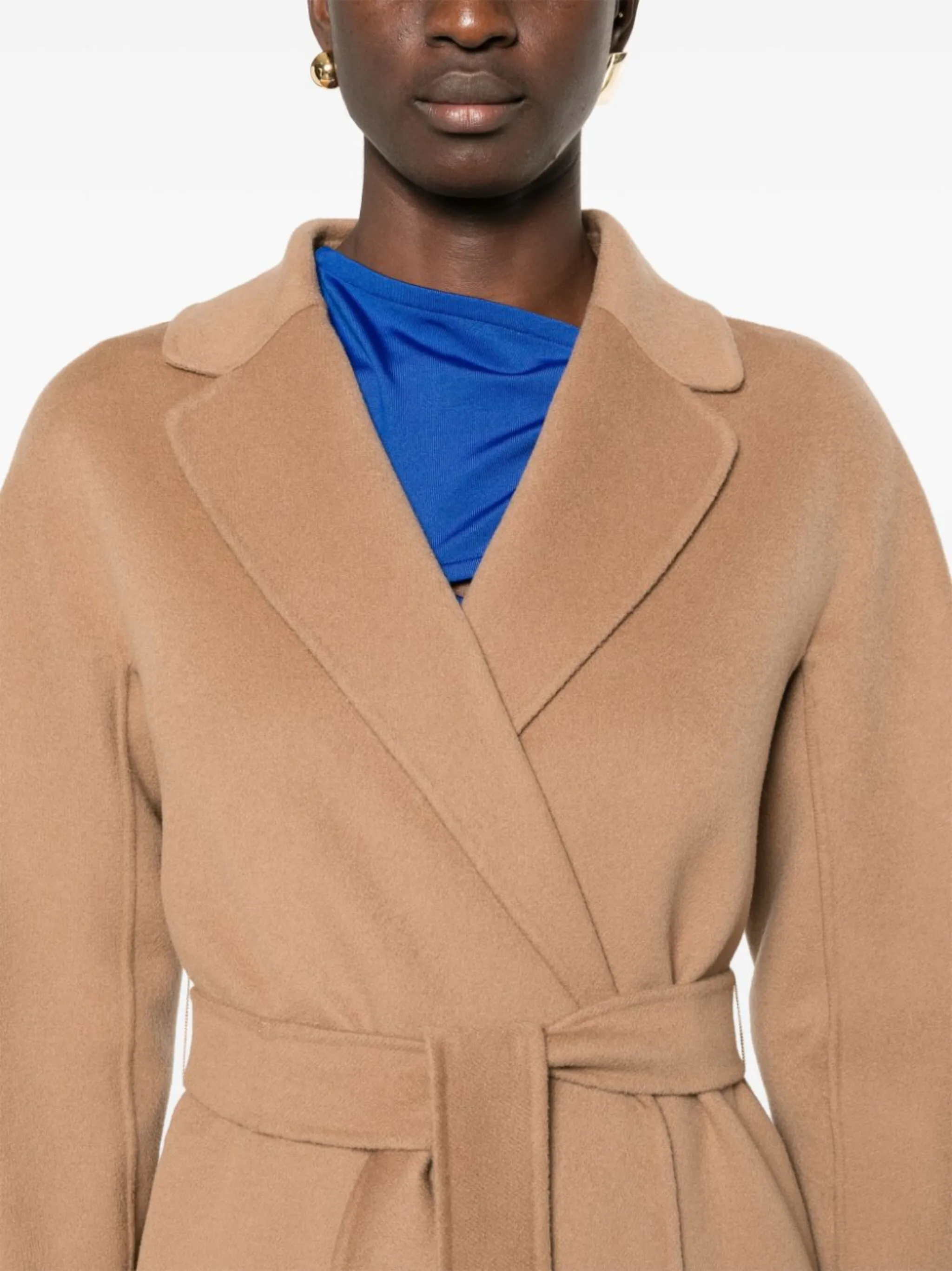 S Max Mara Esturia wool belted coat Eraldo FR