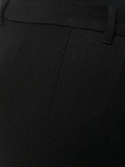 cropped kick flare trousers