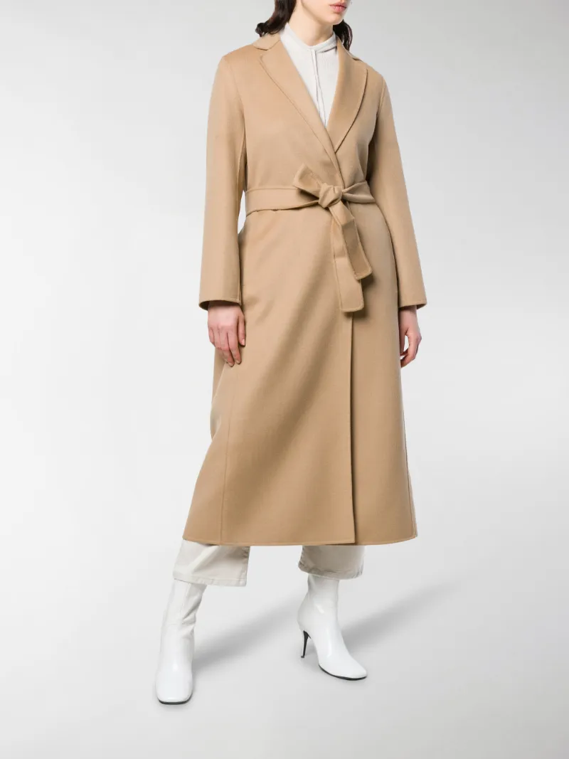 wrap around coat with belt