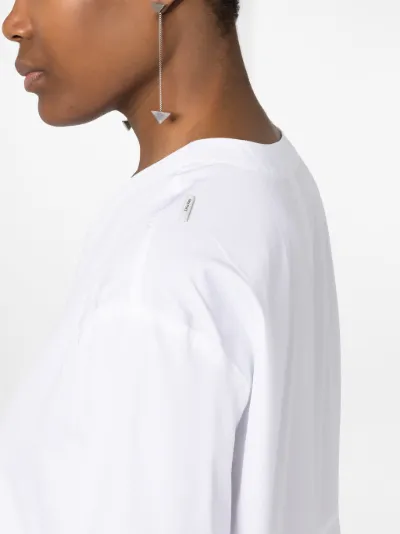 V-neck long-sleeve shirt | 'S Max Mara 