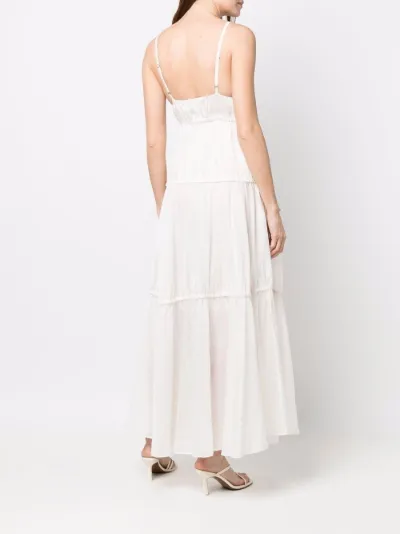 sabina layered maxi dress