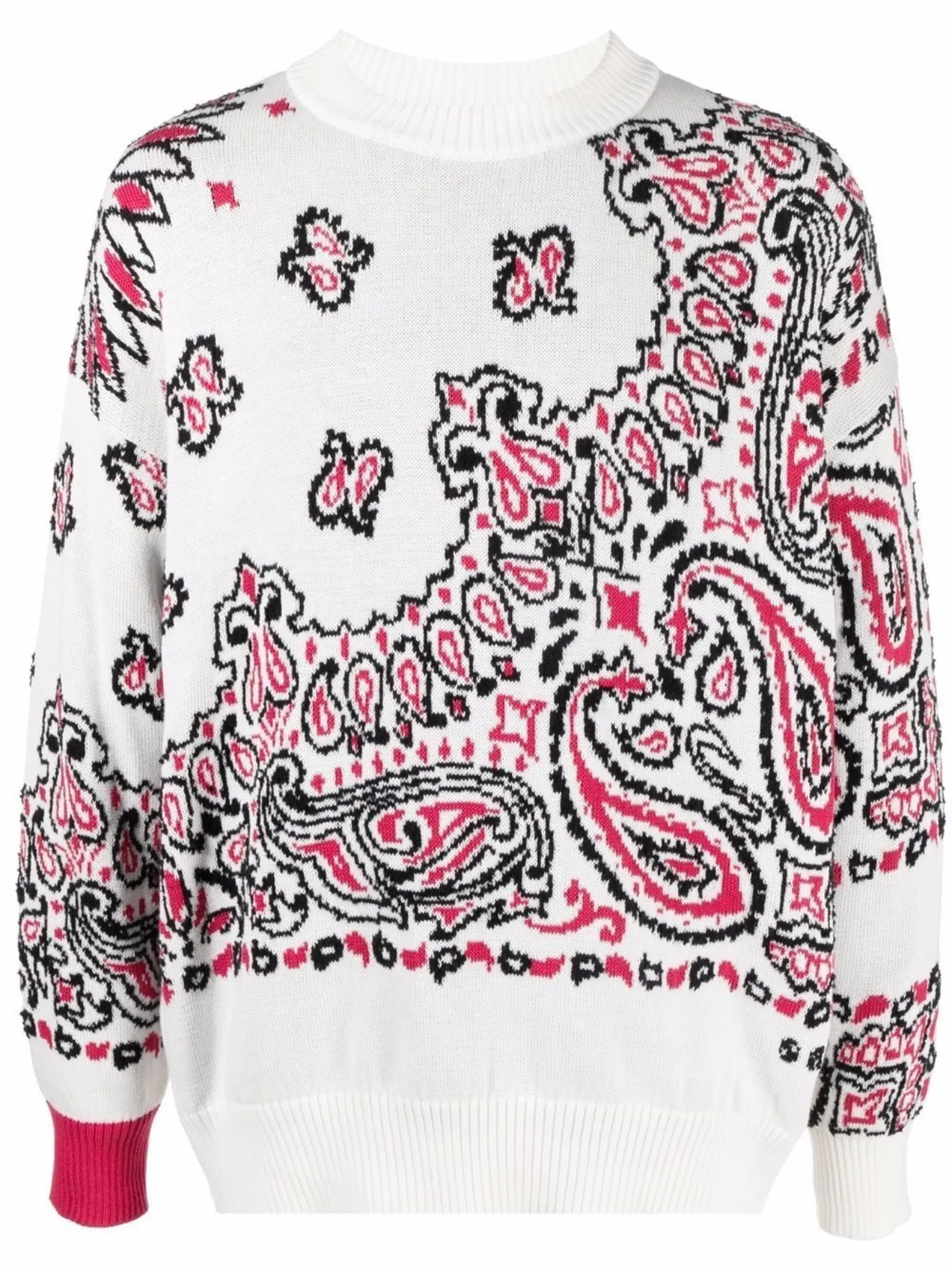 bandana print jumper
