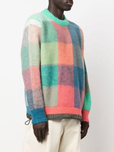 check-knit jumper | sacai | Eraldo.com