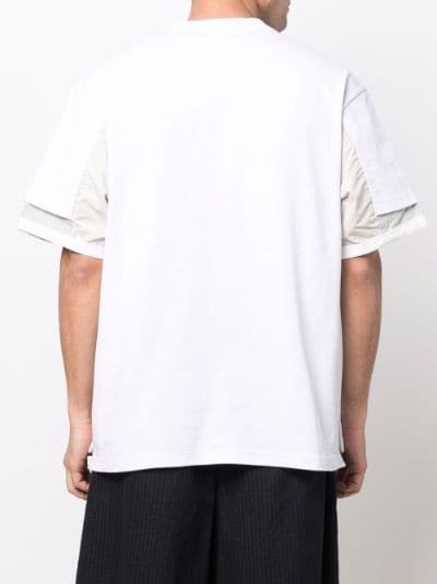chest zip-pocket panelled T-shirt | sacai | Eraldo.com BE
