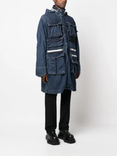 sacai denim hooded Blouson coat | Eraldo.com DE