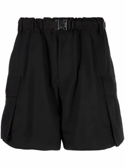 elasticated cargo shorts