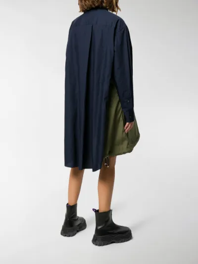 sacai shirt dress