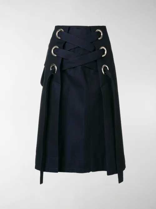 Sacai - Gonna con lacci