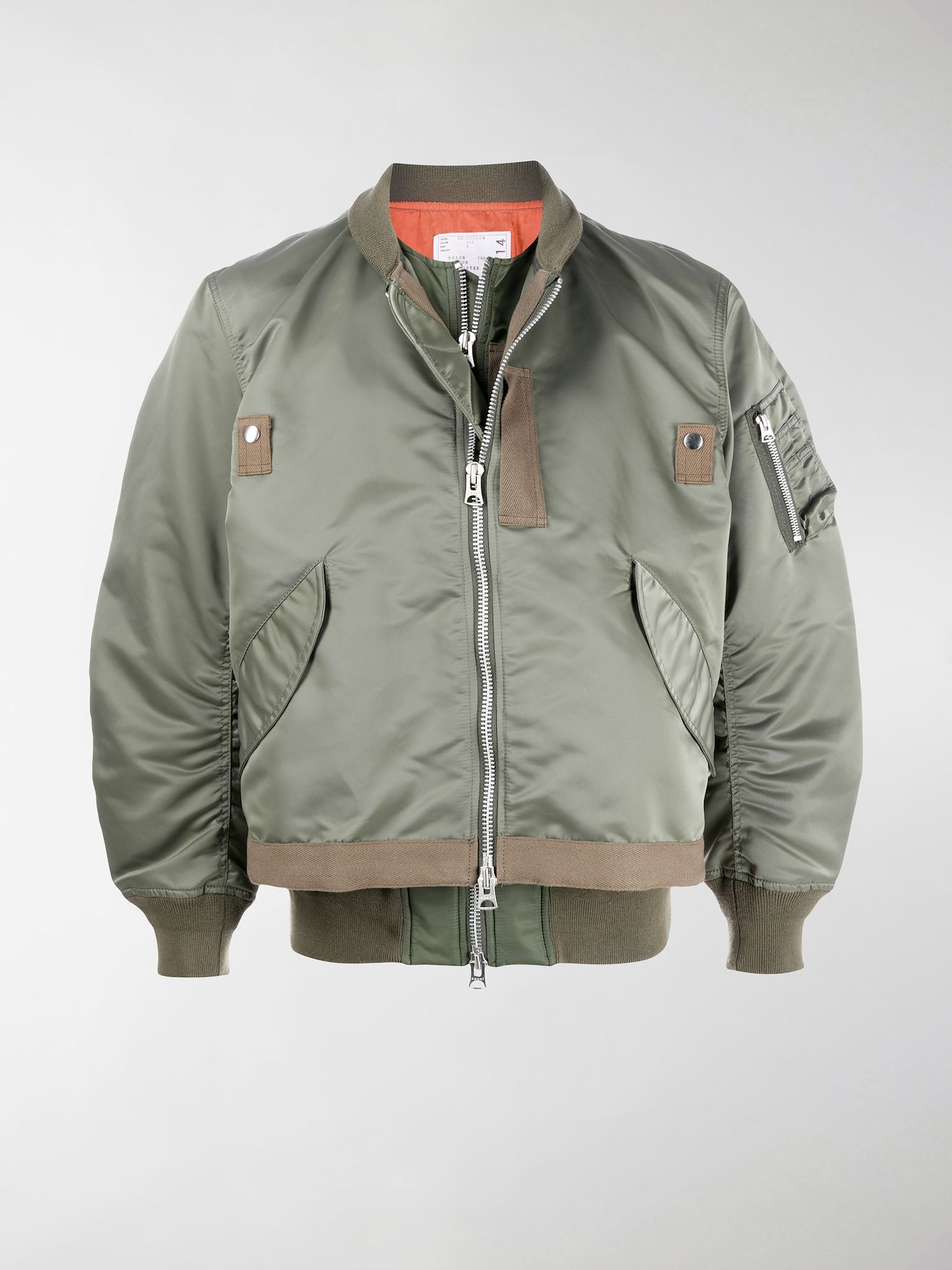 sacai ma1 bomber jacket