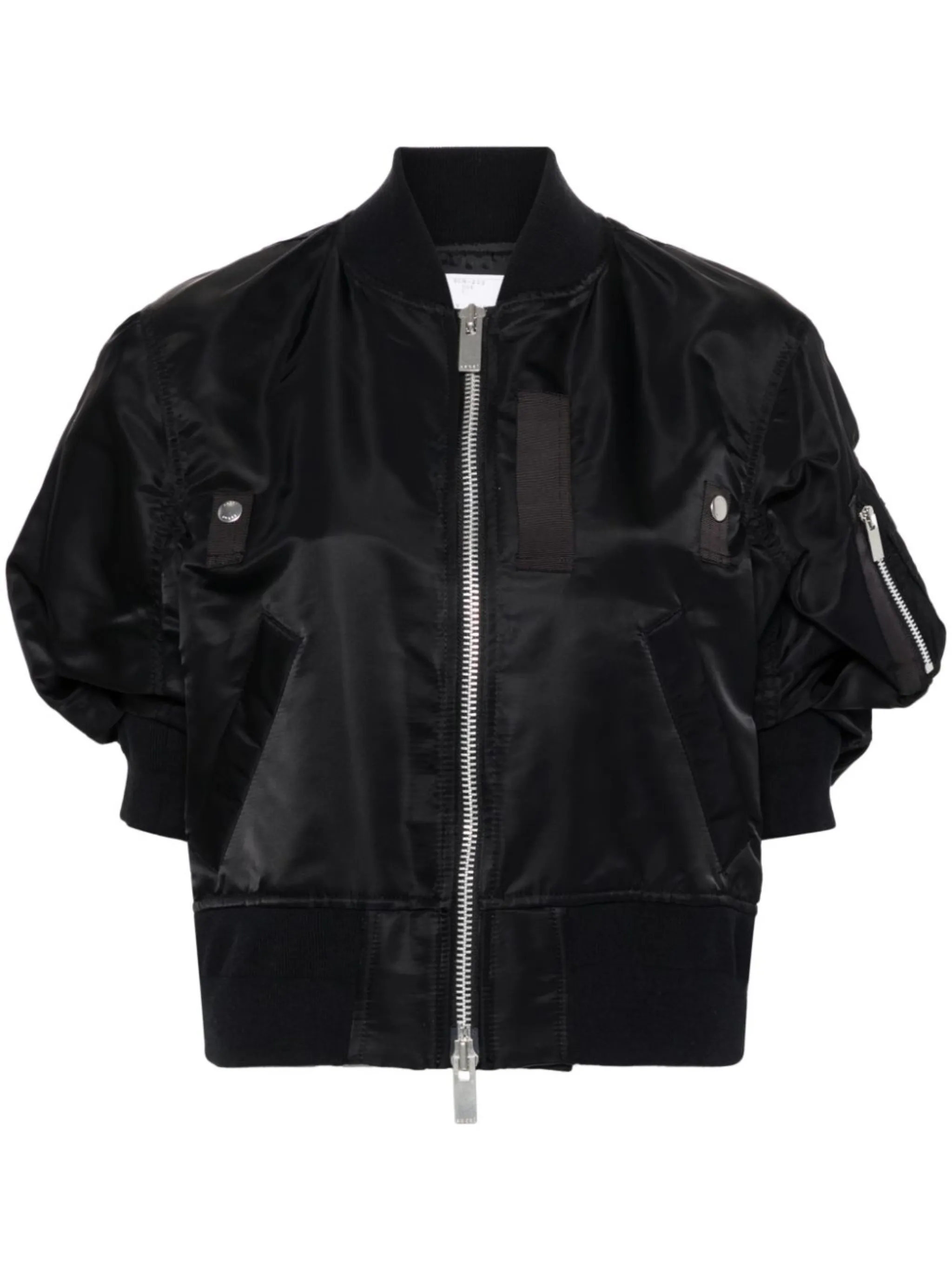sacai short-sleeve bomber jacket | Eraldo.com FR