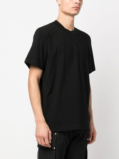 sacai side-zip jersey T-shirt | Eraldo.com US