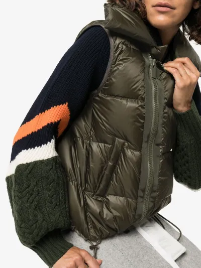 sacai puffer jacket