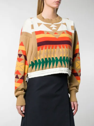 tribal print sweatshirt