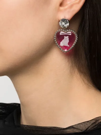 SafSafu Bff heart shaped earrings | Eraldo.com SB